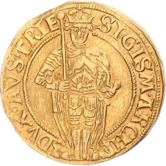 1 Goldgulden In the name of Sigismund, Hall mint