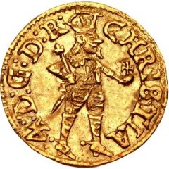 1/4 Dukat - Christian IV Hebræermønt