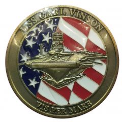 Challenge Coin - USS Carl Vinson CVN-70