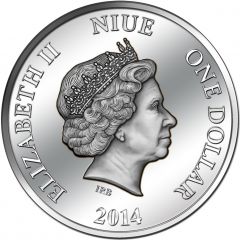 1 Dollar - Elizabeth II Forget Me Not