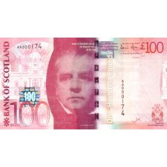 100 Pounds Bank of Scotland