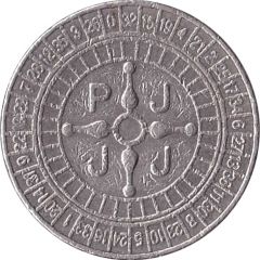 Game Token - PJJJ 26 mm, Copper-nickel