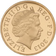 1 Pound - Elizabeth II Leek and Daffodil, Gold Proof