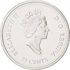 25 Cents - Elizabeth II Wisdom, silver