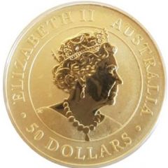 50 Dollars - Elizabeth II 6th Portrait - Kangaroo - Gold Bullion Coin