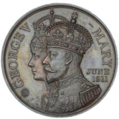 Medal - George V Coronation, Rhu, bronze