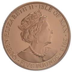 5 Pounds - Elizabeth II 65th Coronation Anniversary, Gold Proof