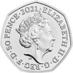 50 Pence - Elizabeth II 5th portrait, Tigger