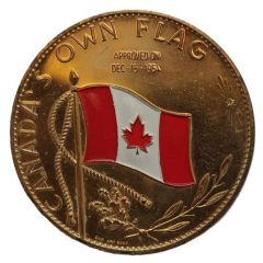 Medal - Canada`s Own Flag Canada Centennial