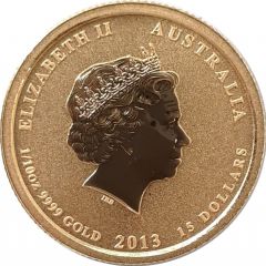 15 Dollars - Elizabeth II 4th Portrait - Australia/American Memorial - Gold bullion Coin