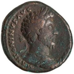 As - Marcus Aurelius TR P XX IMP III COS III S C, Roma