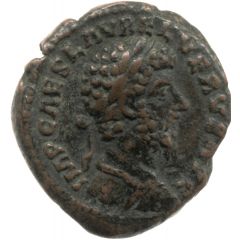 As - Lucius Verus and Marcus Aurelius CONCORD AVGVSTOR TR P II COS II S C