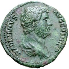 Sestertius - Hadrian RESTITVTORI AFRICAE S C, Africa