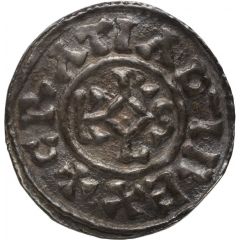 Denier - Charles II Morienval monastery