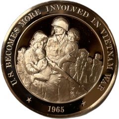Medal - History of the United States U.S. Becomes More Involved in Vietnam War