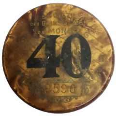 40 francs - Casino de Monte-Carlo