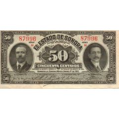 50 Centavos El Estado de Sonora