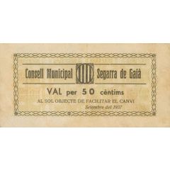 50 Céntimos Segarra de Gaià