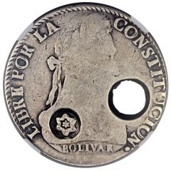 8 Reales Type I Countermark