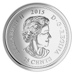 25 Cents - Elizabeth II Remembrance, colored