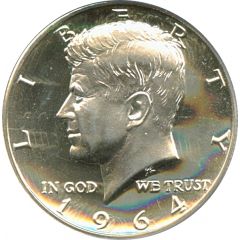 1/2 Dollar `Kennedy Half Dollar` 90% Silver