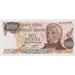 1000 Pesos with `DECRETO-LEY` on Obverse