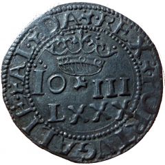 LXXX Reais `Real Português Dobrado` - João III Cross with washers, Lisbon