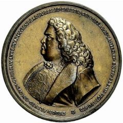 Medal - Peter I Honoring Count Feodor Alexeevich Golovin