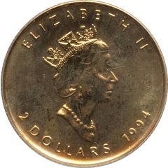 2 Dollars - Elizabeth II 3rd Portrait, GML Bullion Coinage