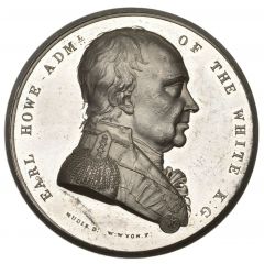 Medal - George III Battle of Ushant, white metal