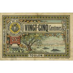 25 Centimes - Chambre de Commerce de Toulon et le Var 83