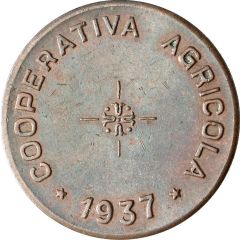 5 Pesetas - Cooperativa Agrícola