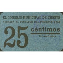 25 Céntimos Cheste