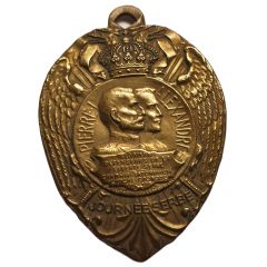 Médaille - Pierre Ier and Alexandre de Serbie, Journée des intrépides héros Serbes