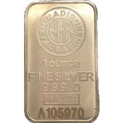 1 oz Silver Bar - Nadir Metal Refinery