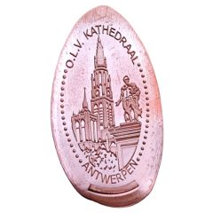 Elongated coin - Onze-Lieve-Vrouwekathedraal