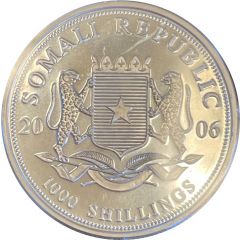 1000 Shillings Elephant