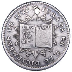 1 Sol - Antonio José de Sucre First Constitution - Monetary Medal