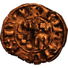Denier with quartered shield - John III
