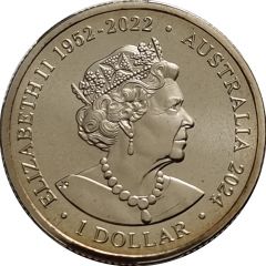 1 Dollar In the name of Elizabeth II, 6th Portrait - NRL, Manly Warringah Sea Eagles