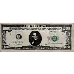 1000 Dollars One Federal Note