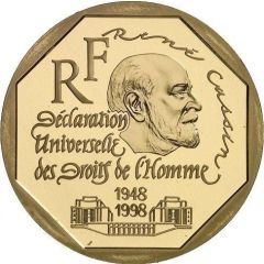 500 Francs Rene Samuel Cassin