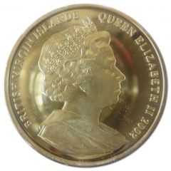 10 Dollars - Elizabeth II Golden Jubilee - On Throne