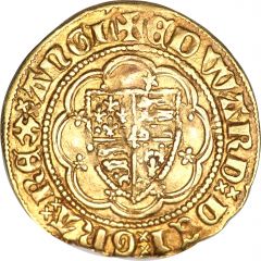 1/4 Noble - Edward III Treaty period, London mint