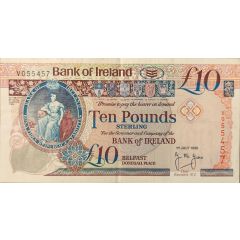 10 Pounds Bank of Ireland