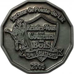 Medal - Coureurs des Bois Pointe-du-Lac, Quebec