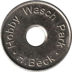 Car Wash Token - Hobby Wasch Park H.Beck Babenhausen/Miltenberg