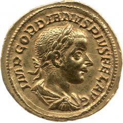 Aureus - Gordian III P M TR P IIII COS II P P, Apollo