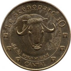 Jeton Touristique - Monnaie de Paris - Le scénoparc iO - Boeuf musqué
