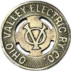 1 Fare - Ohio Valley Electric Ry. Co. Huntington, West Virginia
